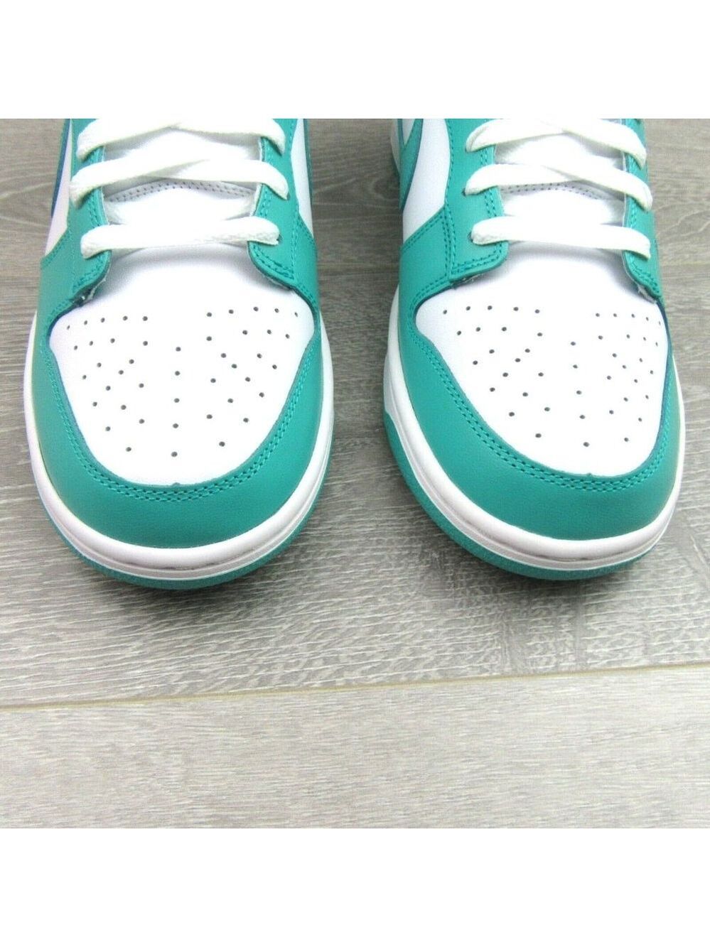 Nike Dunk Low Retro Jade White Sneakers Mens Size 9.5 NEW - Picture 5 of 14